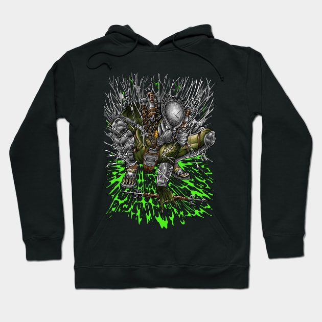 Wolf knight Hoodie by joerock